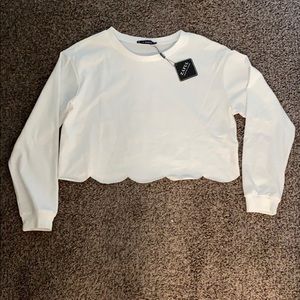 NWT zaful cropped hoodie